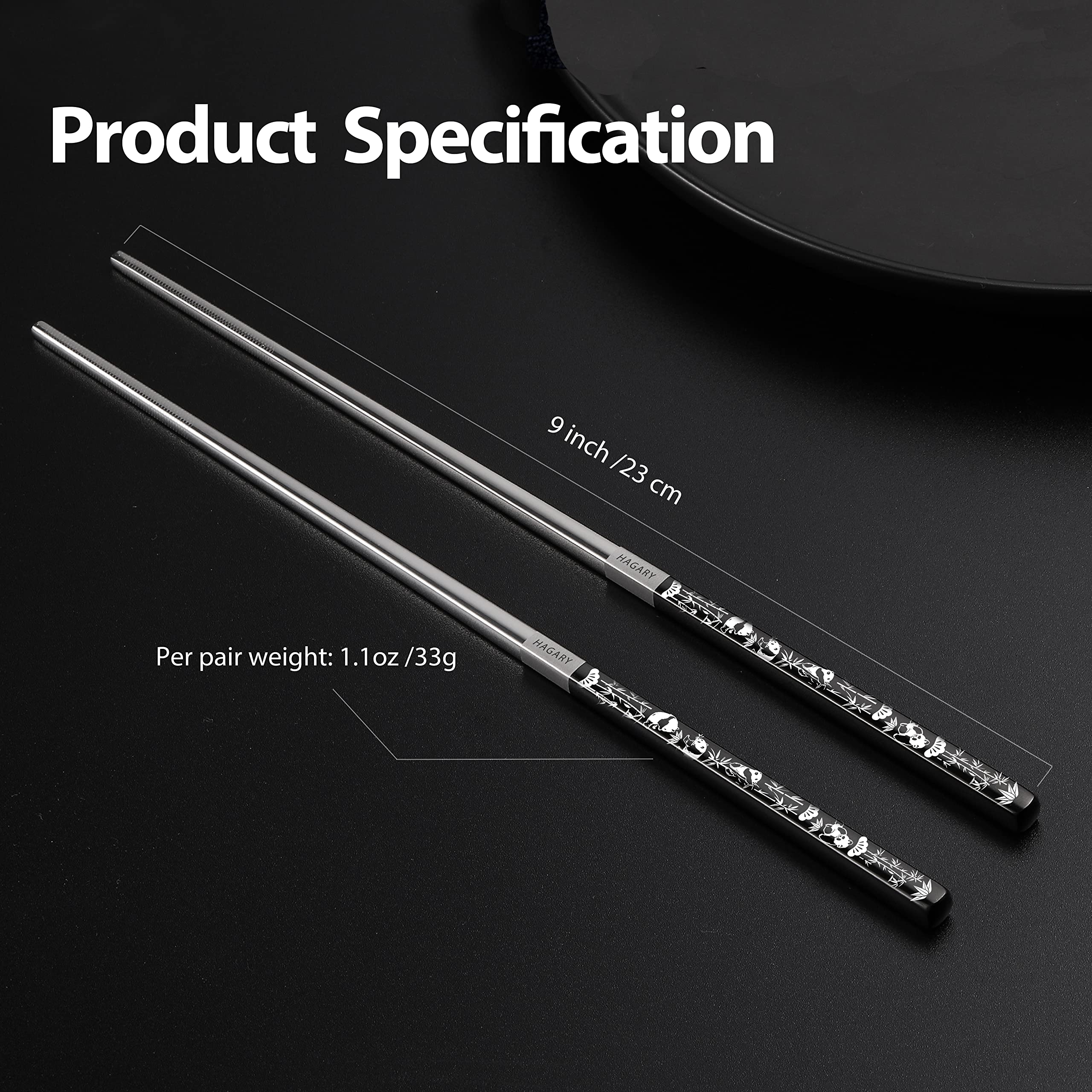 Hagary gift-pack chopsticks with elegant packaging suit weddings and housewarmings.