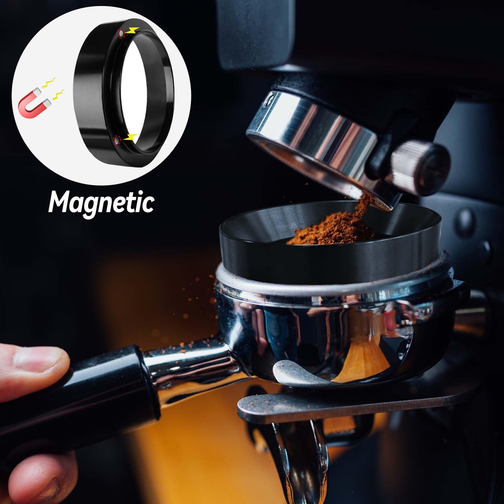 HahaGo silicone tamping mat provides anti-slip stability and countertop protection.