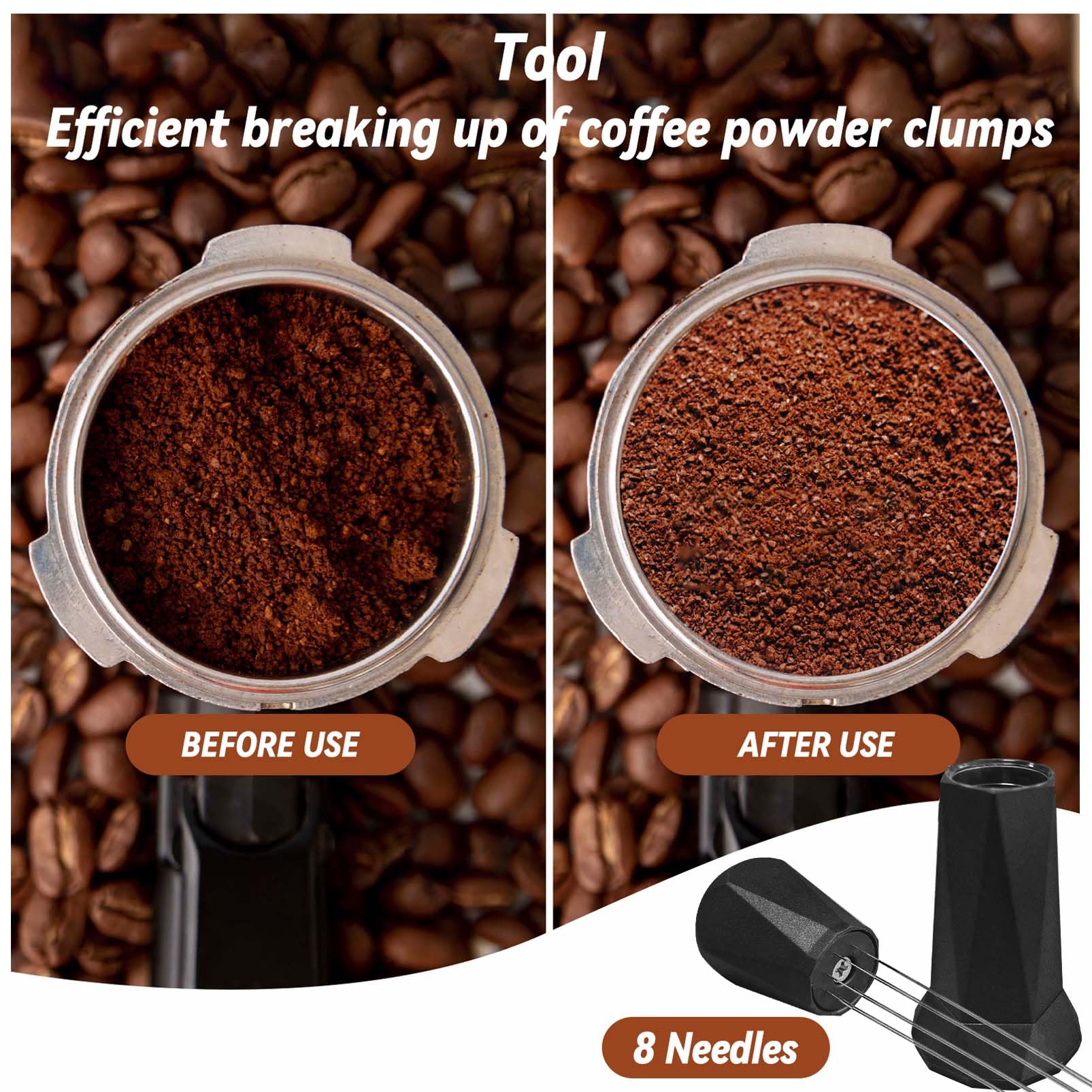 HahaGo magnetic dosing funnel 51mm prevents spills during transfer.
