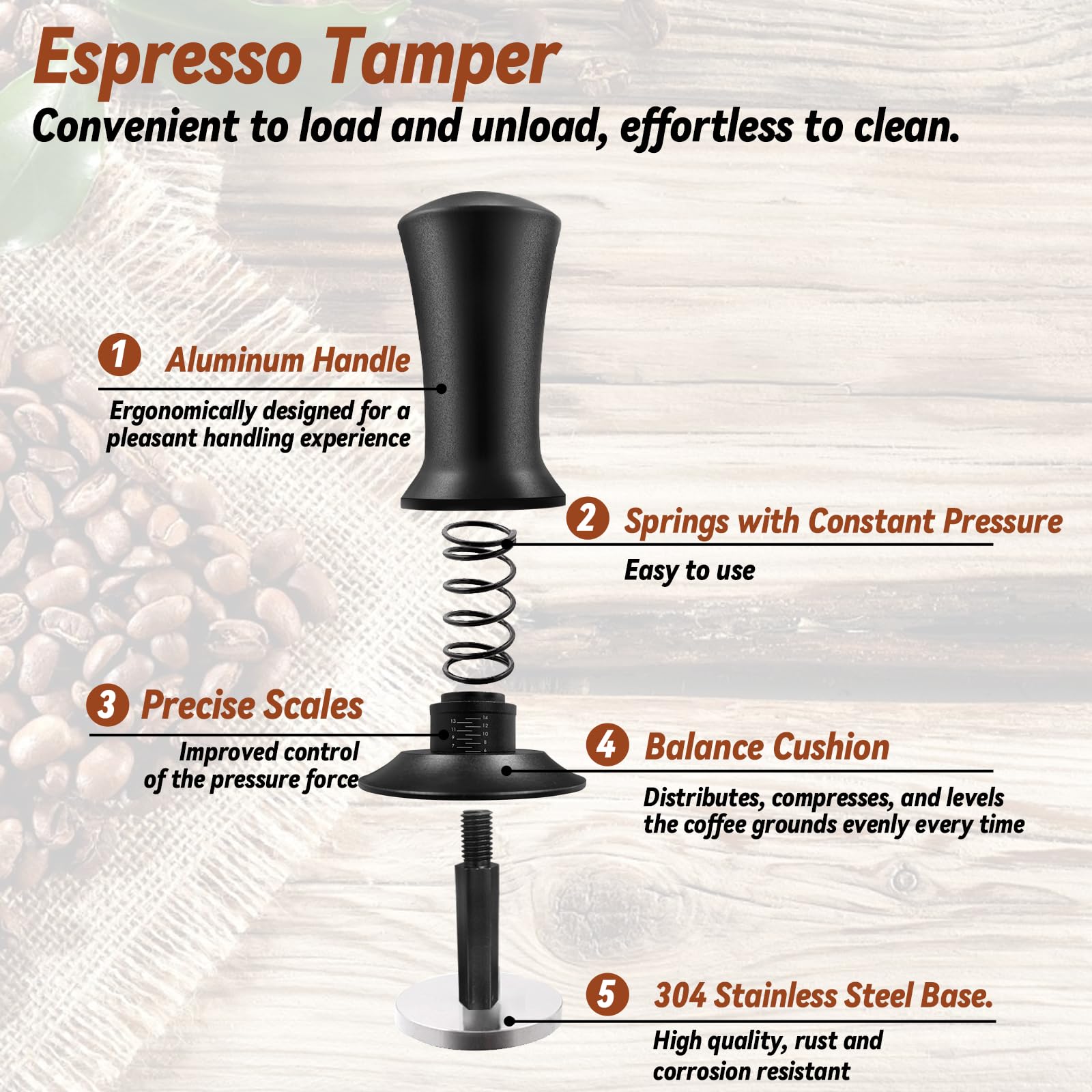 HahaGo stainless steel pin and kit accessories aid even powder distribution.