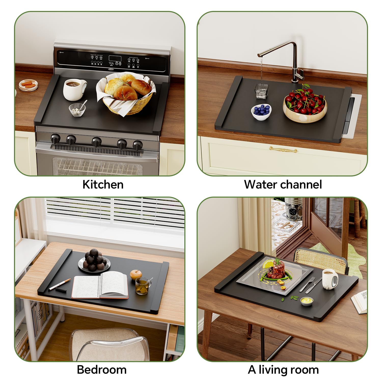 HAIDAIYA stove top cover is lightweight and easy to store.