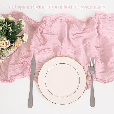 HAISIWLKJ 120in x 21in table runner offers versatile decor options.
