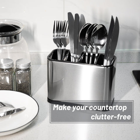 Haiyouneer Silverware Caddy disassembled for easy cleaning and maintenance