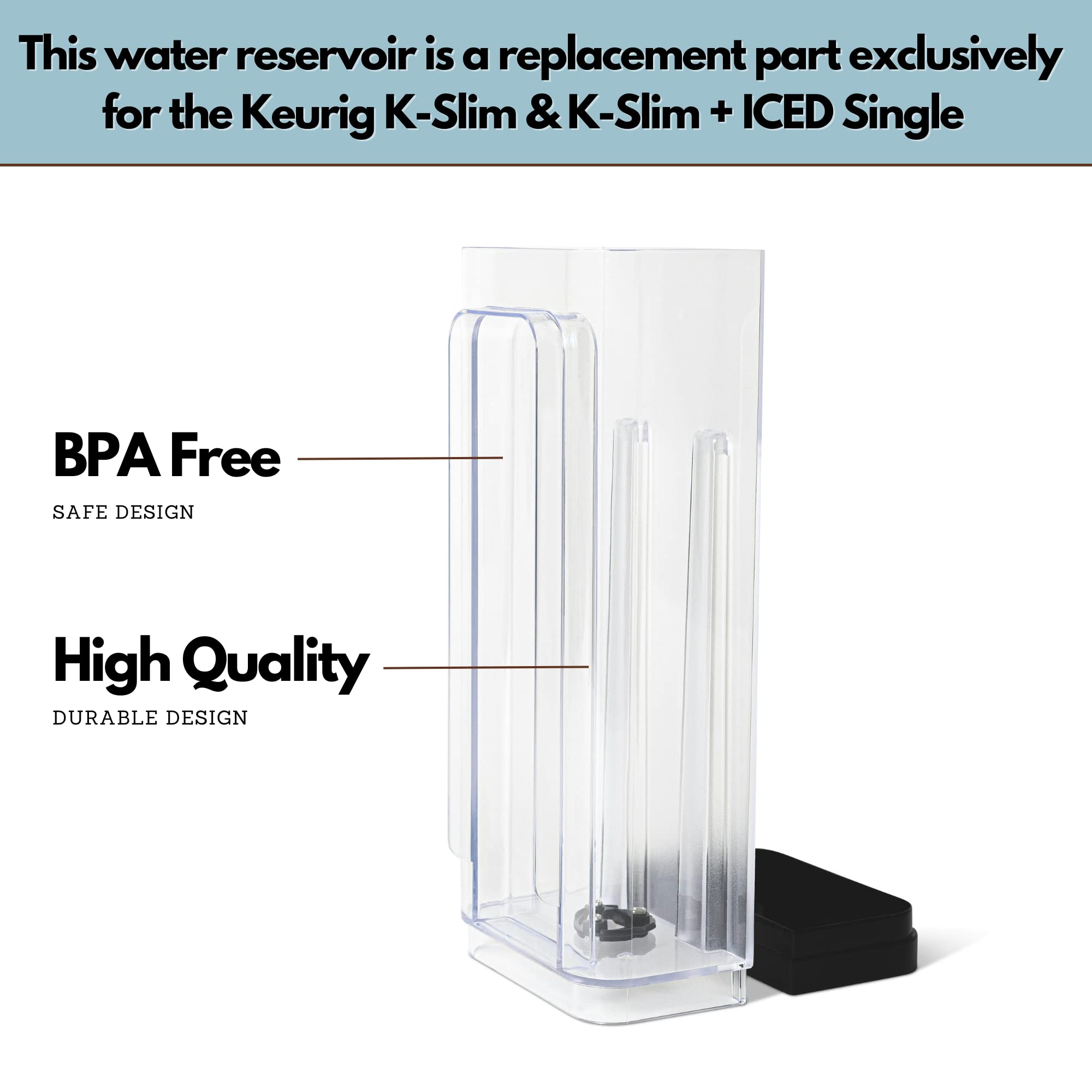 HAKANO Keurig K-Slim compatible tank for steady brewing.
