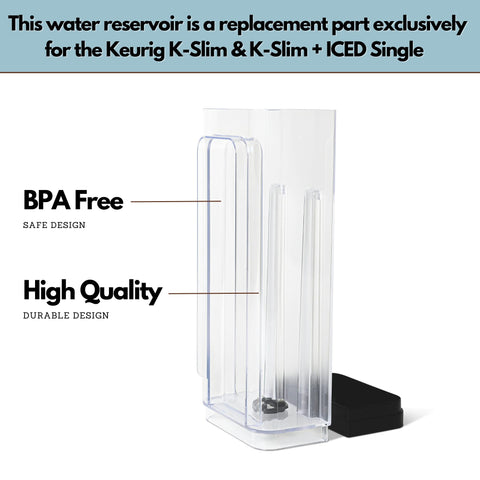 HAKANO Keurig K-Slim compatible tank for steady brewing.