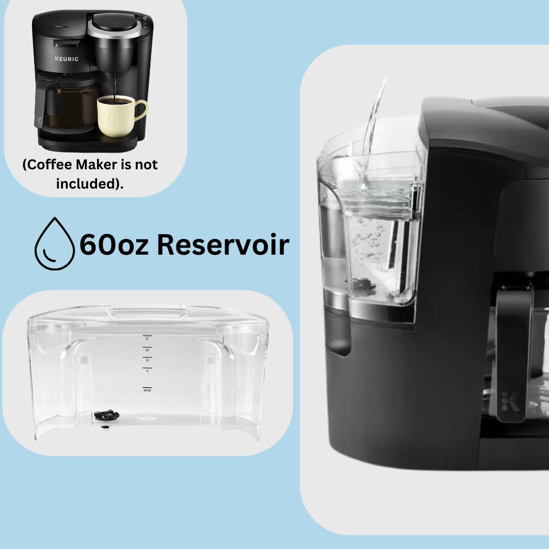 HAKANO replacement reservoir with Keurig K-Duo Essentials packaging, flat lay, ready for quick install.