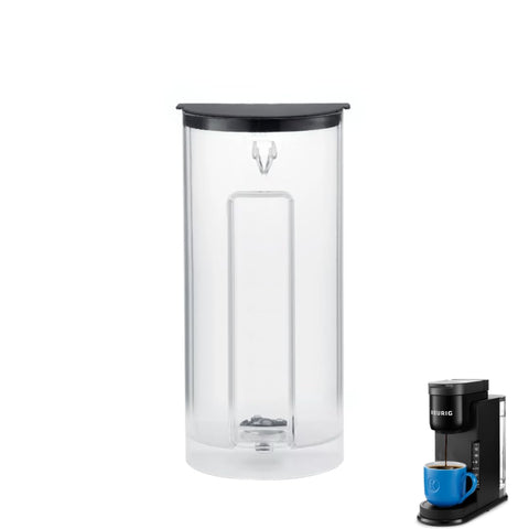 Hakano replacement water tank for Keurig K-Express with black lid, easy refill