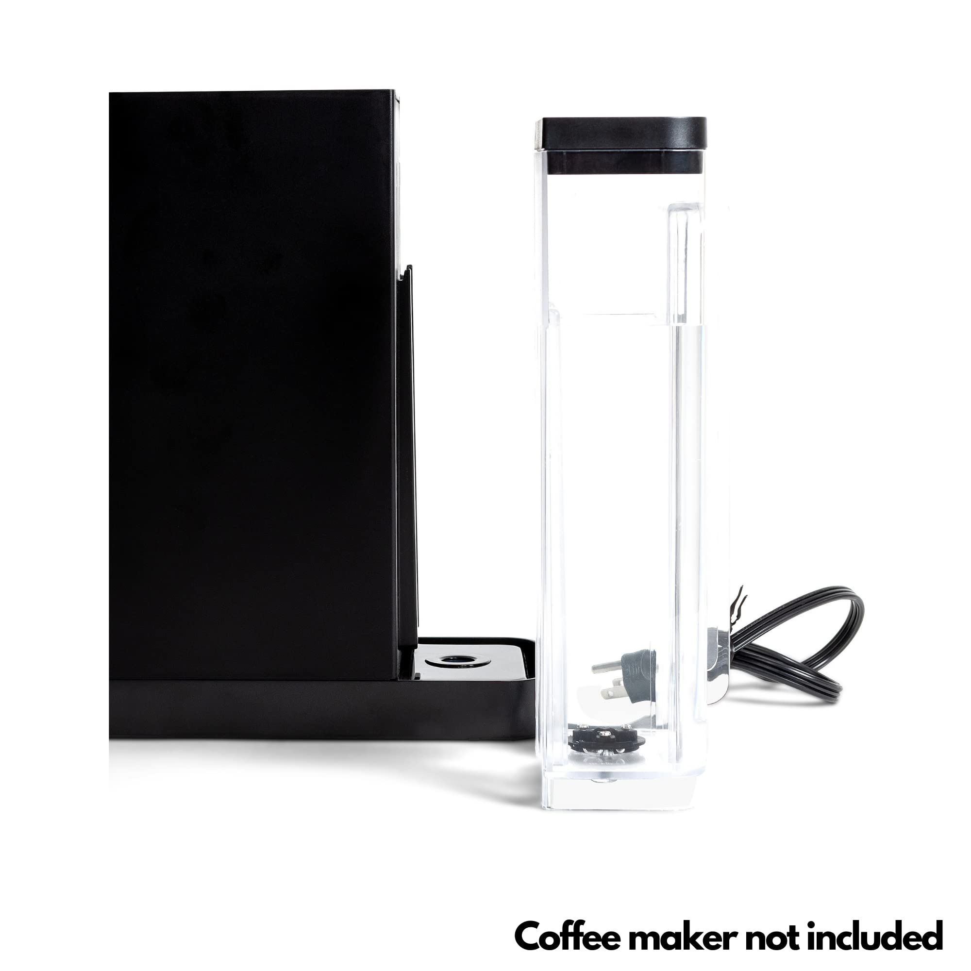 HAKANO water tank black lid close-up for secure fit.