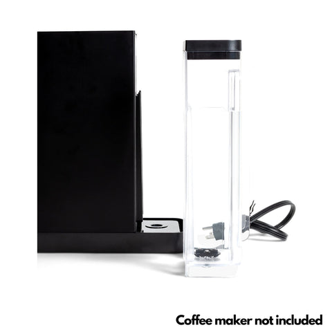 HAKANO water tank black lid close-up for secure fit.