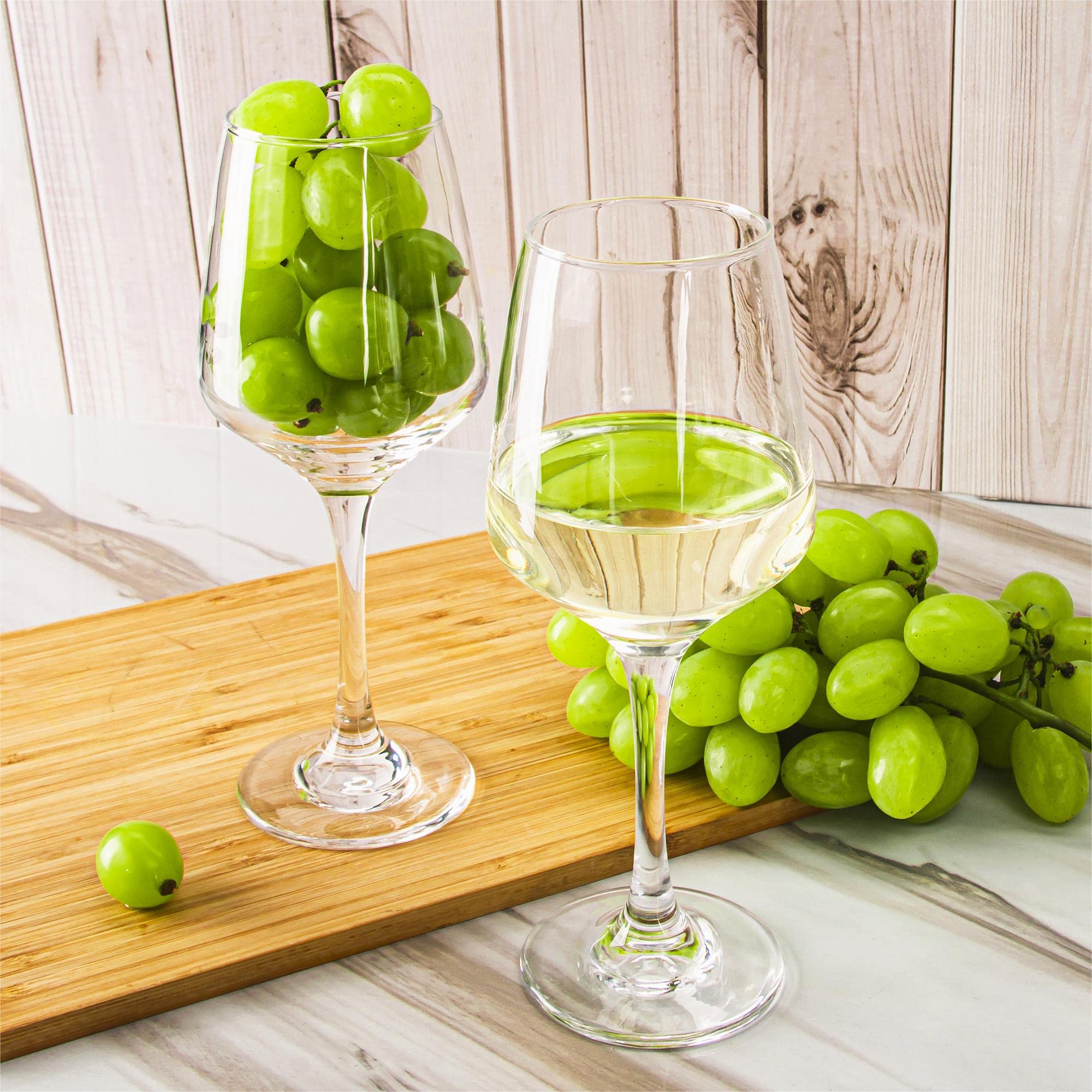 HAKEEMI dishwasher-safe wine glasses simplify cleanup after gatherings.