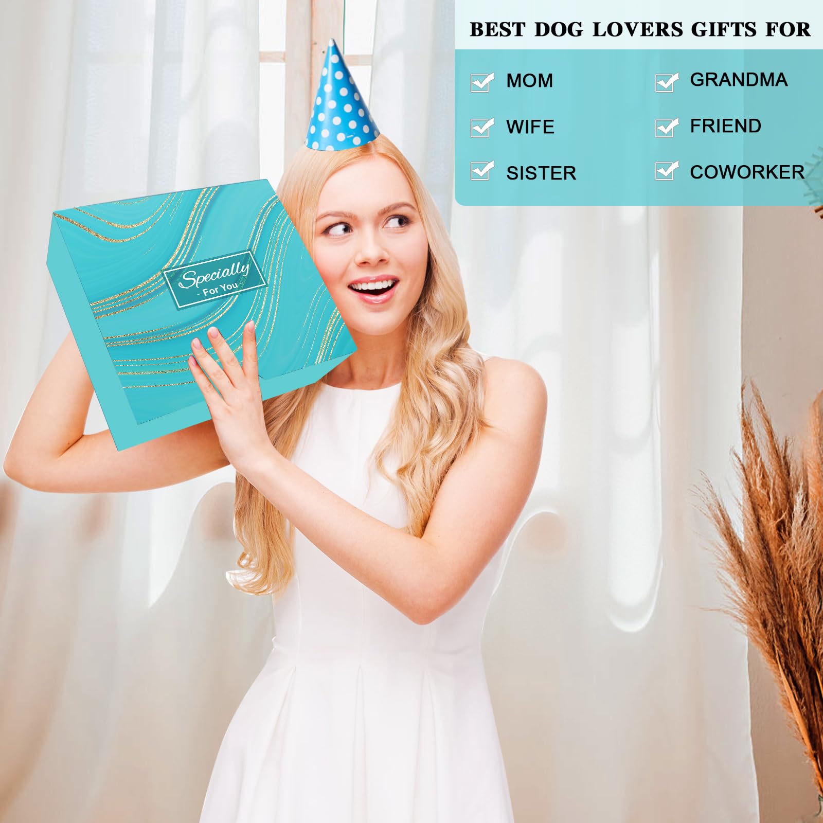 Halema Dog Mom gift box packaging for a deluxe present