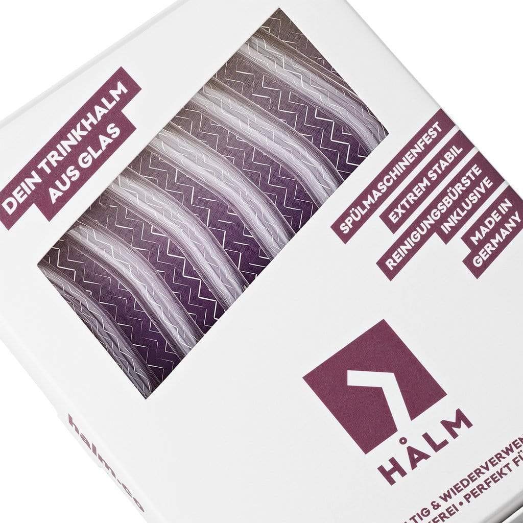 HALM glass straw dishwasher safe for easy cleanup