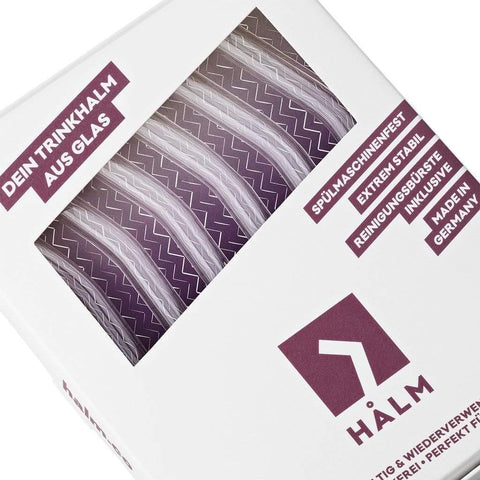 HALM glass straw dishwasher safe for easy cleanup