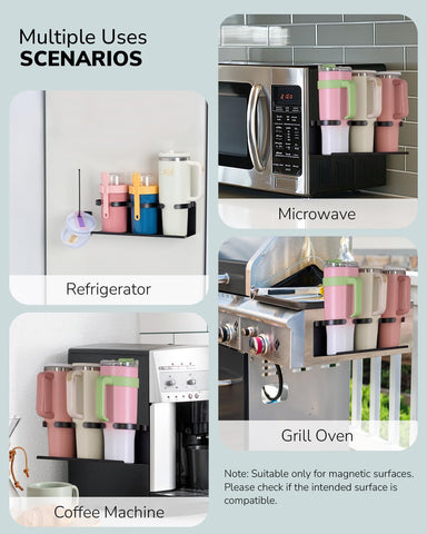 HAMARA quick magnetic setup attaches without tools to metal surfaces