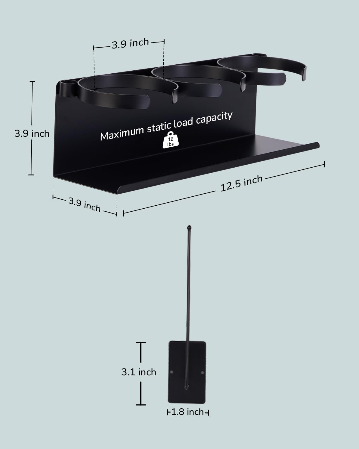 HAMARA tumbler lid organizer shows lids neatly stored and easy to reach