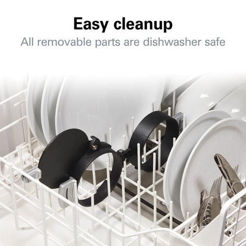 Hamilton Beach dishwasher-safe parts simplify cleanup after a quick breakfast