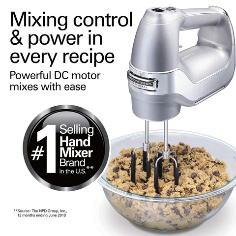 Hamilton Beach Professional Slow Start prevents batter splatters
