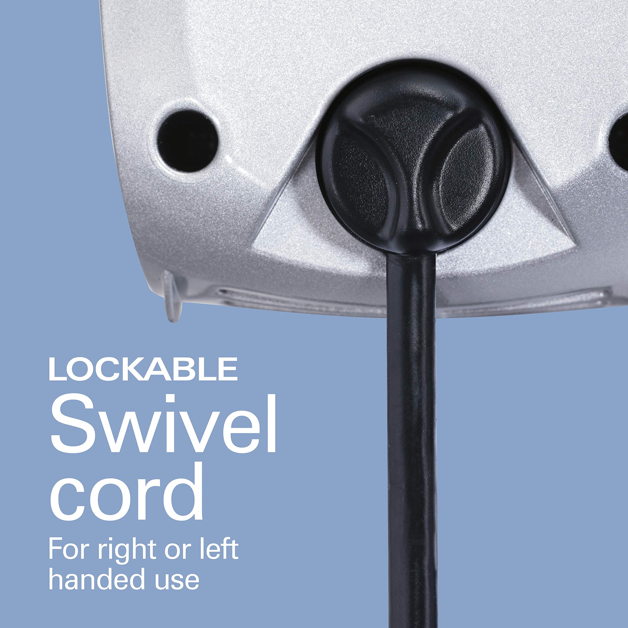 Hamilton Beach Professional swivel cord stays out of your way