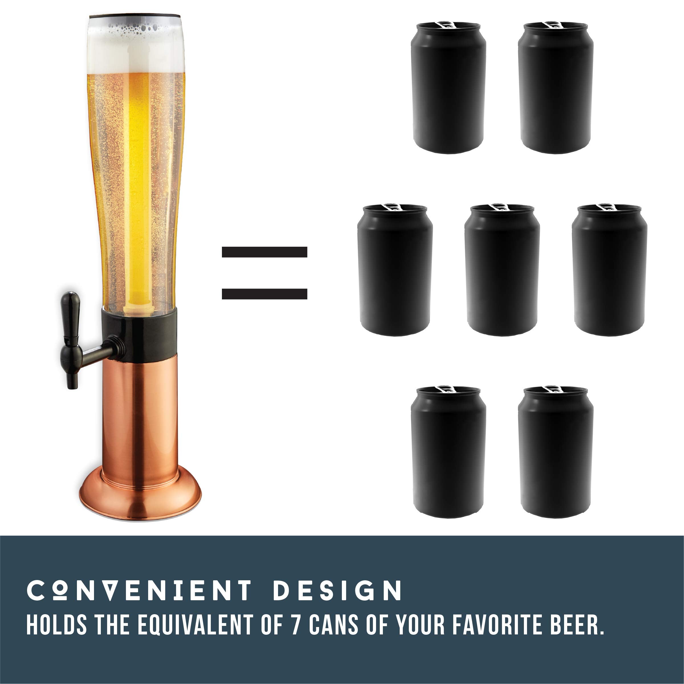 Detachable weighted base of the Hammer + Axe Dispenser for stability and easy cleaning