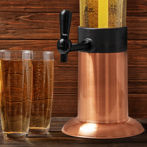 Gameday tailgate setup featuring the Hammer + Axe Beverage Dispenser