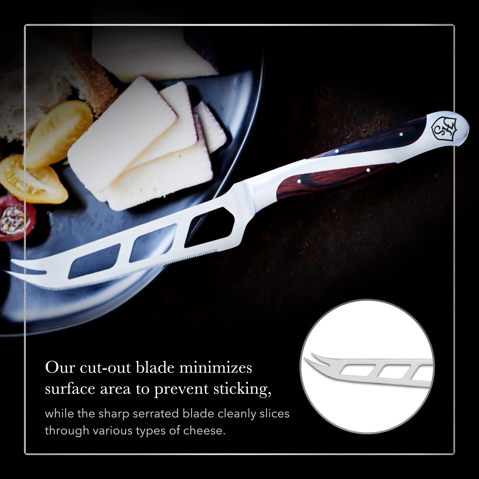 Hammer Stahl German X50CrMoV15 steel edge stays sharp.
