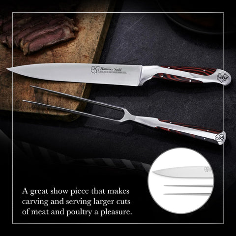 Hammer Stahl stainless-steel build ensures long-lasting durability for frequent carving
