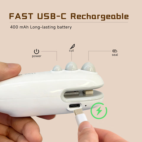 Hän Babos compact travel sealer for on-the-go sealing