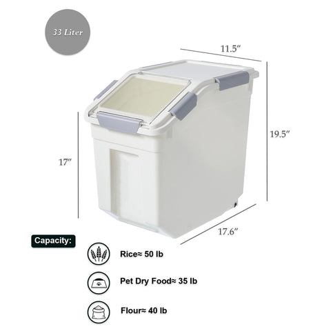 BPA-free PP material ensures safe, durable dry storage