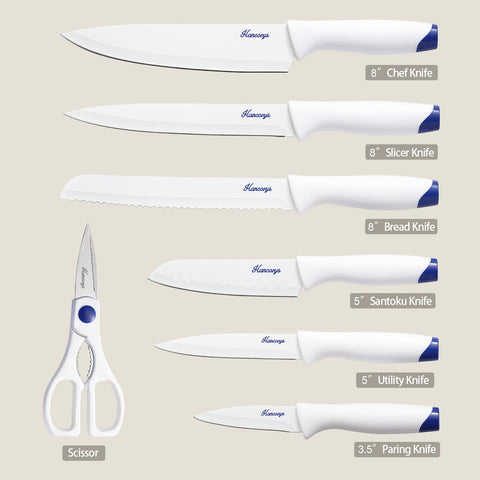 Hancorys kitchen shears and blade guards for safe storage