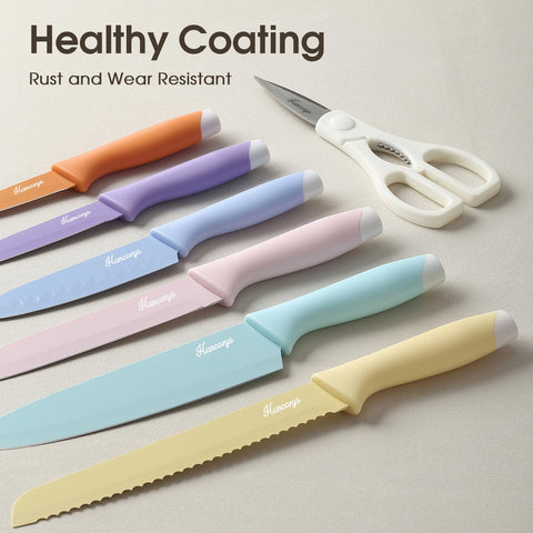 Hancorys 8inch chef knife highlighting razor-sharp blade for precise chopping