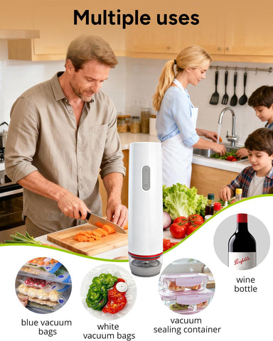 Handheld Vacuum Sealer includes 2-year warranty with friendly support.
