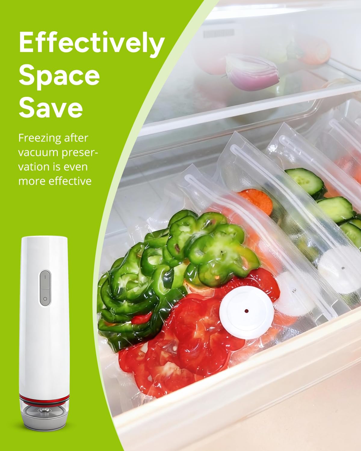 Handheld Vacuum Sealer ideal for travel and picnics to keep snacks fresh.