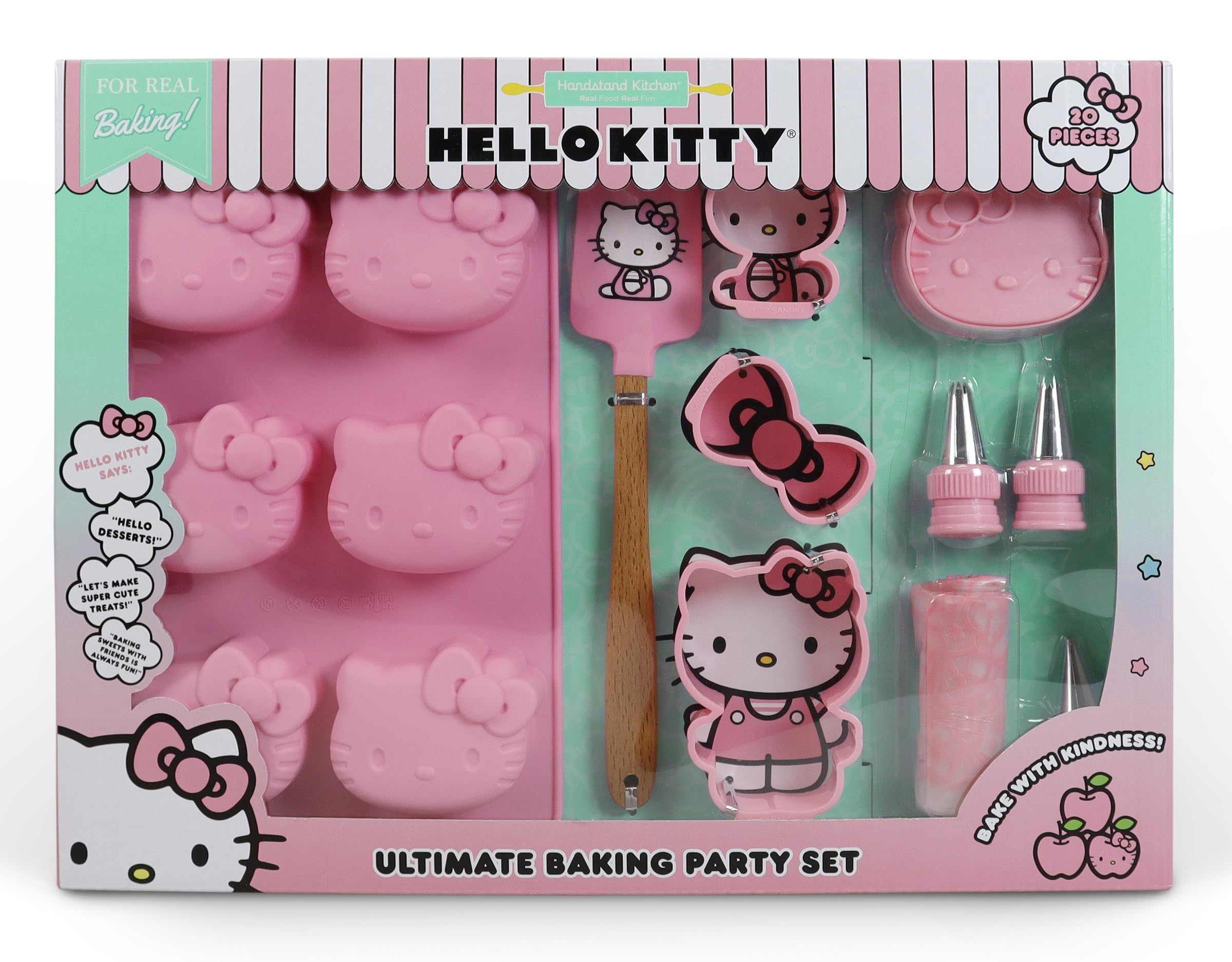 Handstand Kitchen Hello Kitty muffin mold for cute cupcakes
