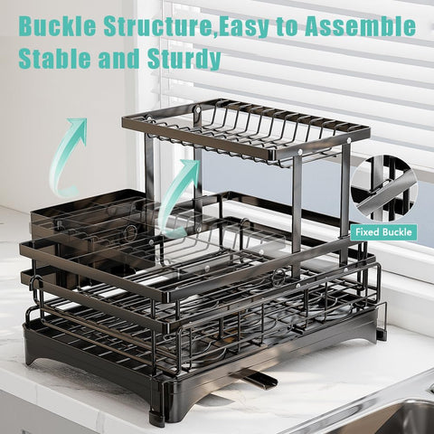 HANLE adjustable extension feet fit different sinks for a custom fit.