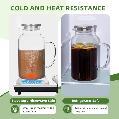 Hannadepot 38L capacity pitcher ideal for gatherings and refills.