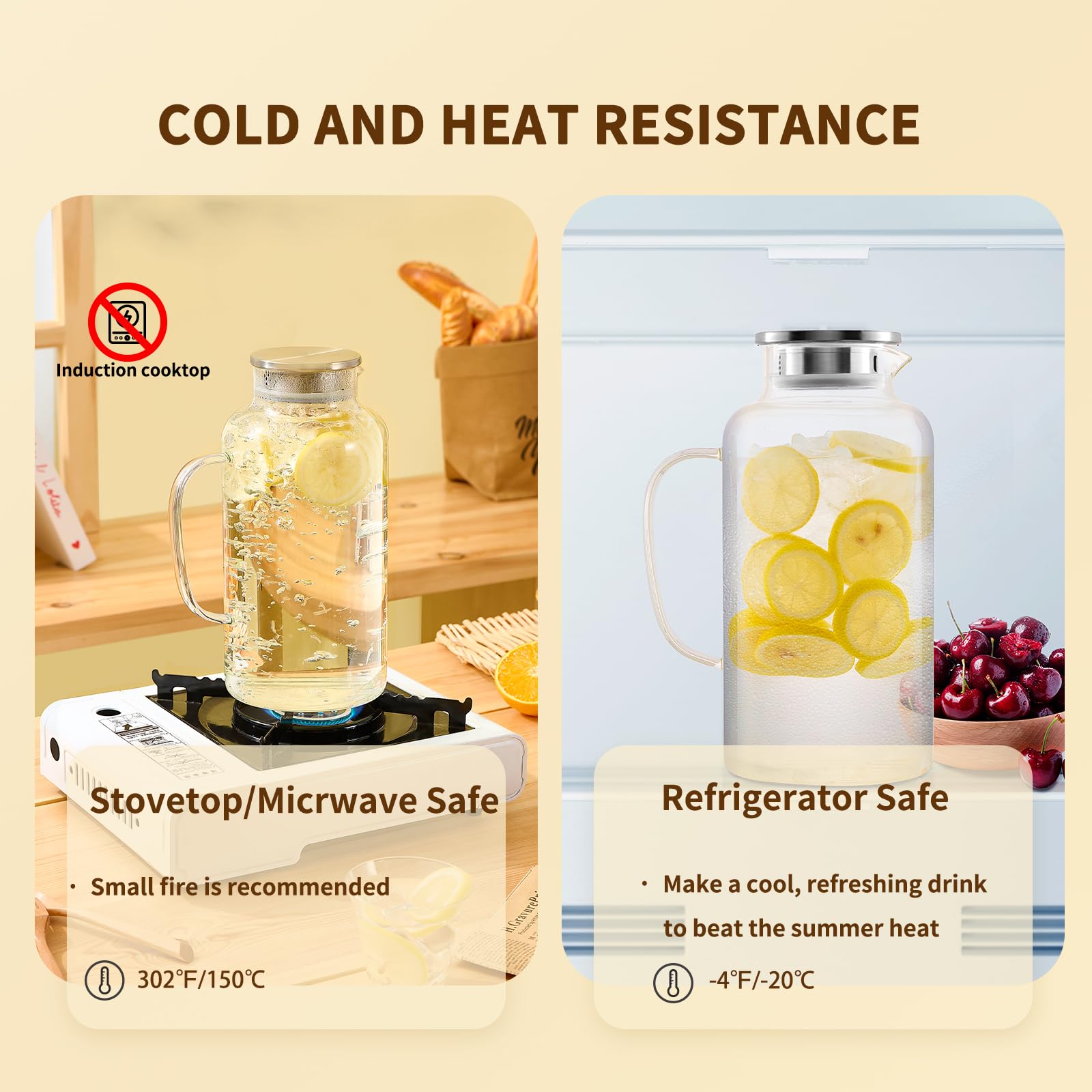 Hannadepot stainless steel lid with secure seal