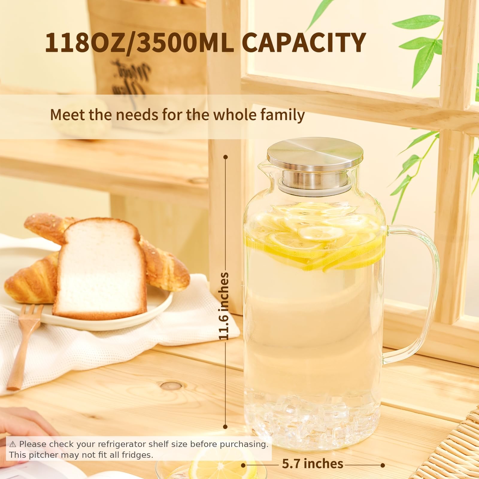Hannadepot temperature resistant glass for hot and cold drinks
