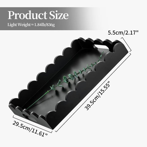 Hanobe remotes-candles-display-tray helps organize small items on a surface