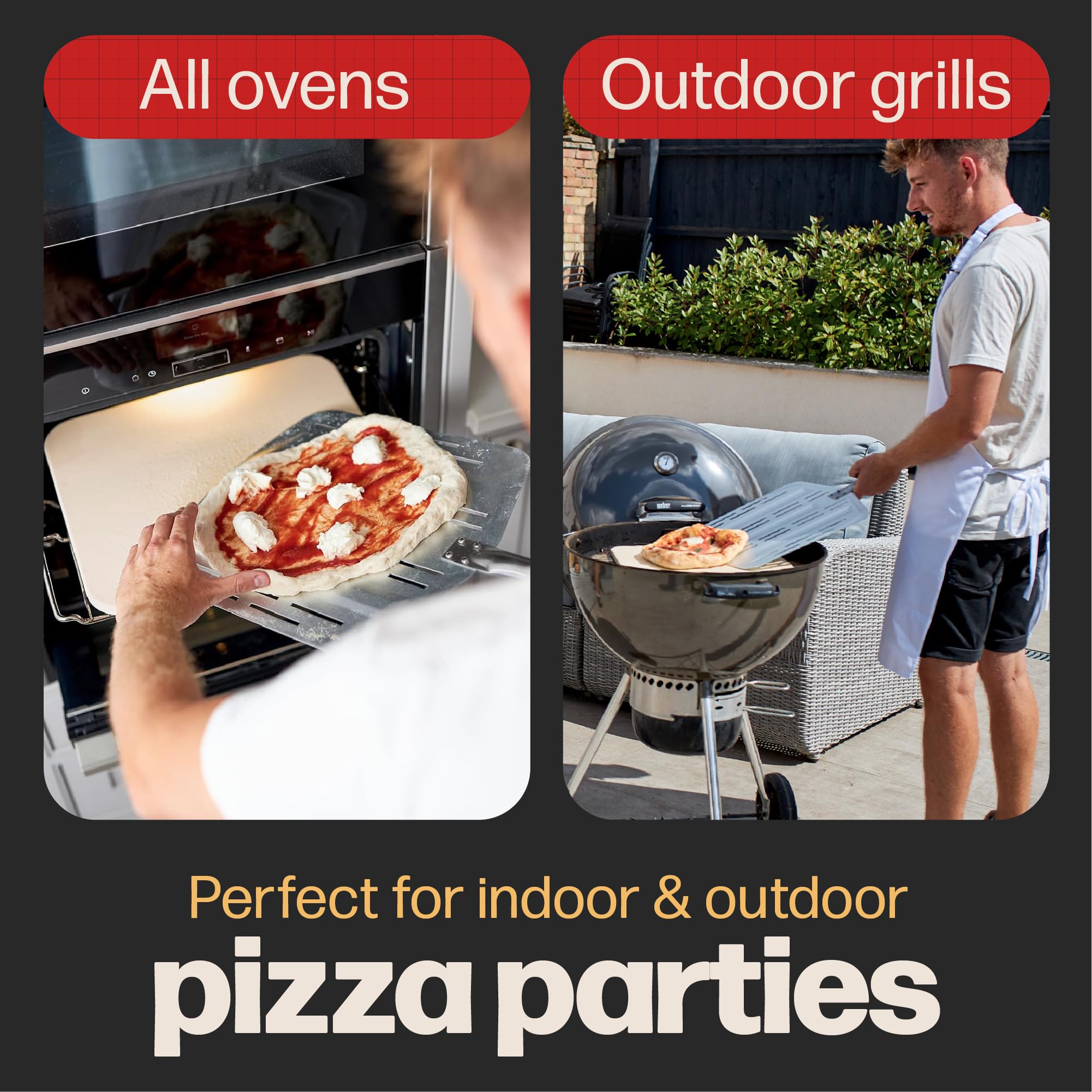 Hans Grill Pizza Peel PRO ideal for 12-inch+ pies with confident handling.