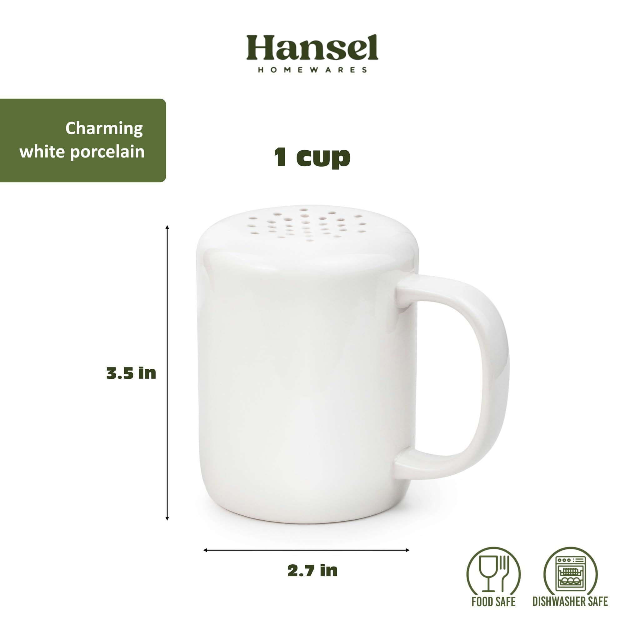 HANSEL HOMEWARES coffee station shaker on a bar cart adds refined, mess-free spice dusting.