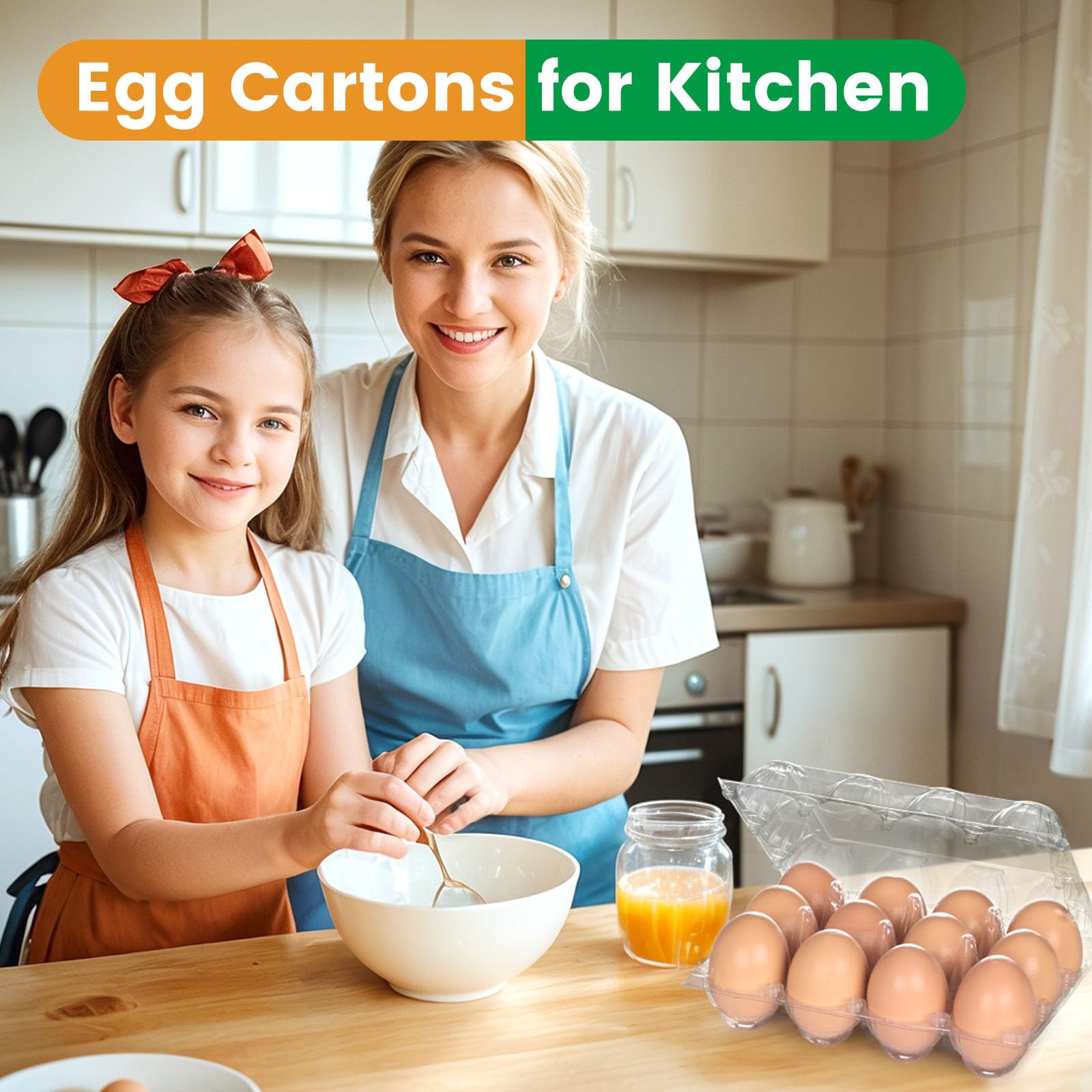 HANSGO clear egg carton display shows eggs clearly while staying sturdy.