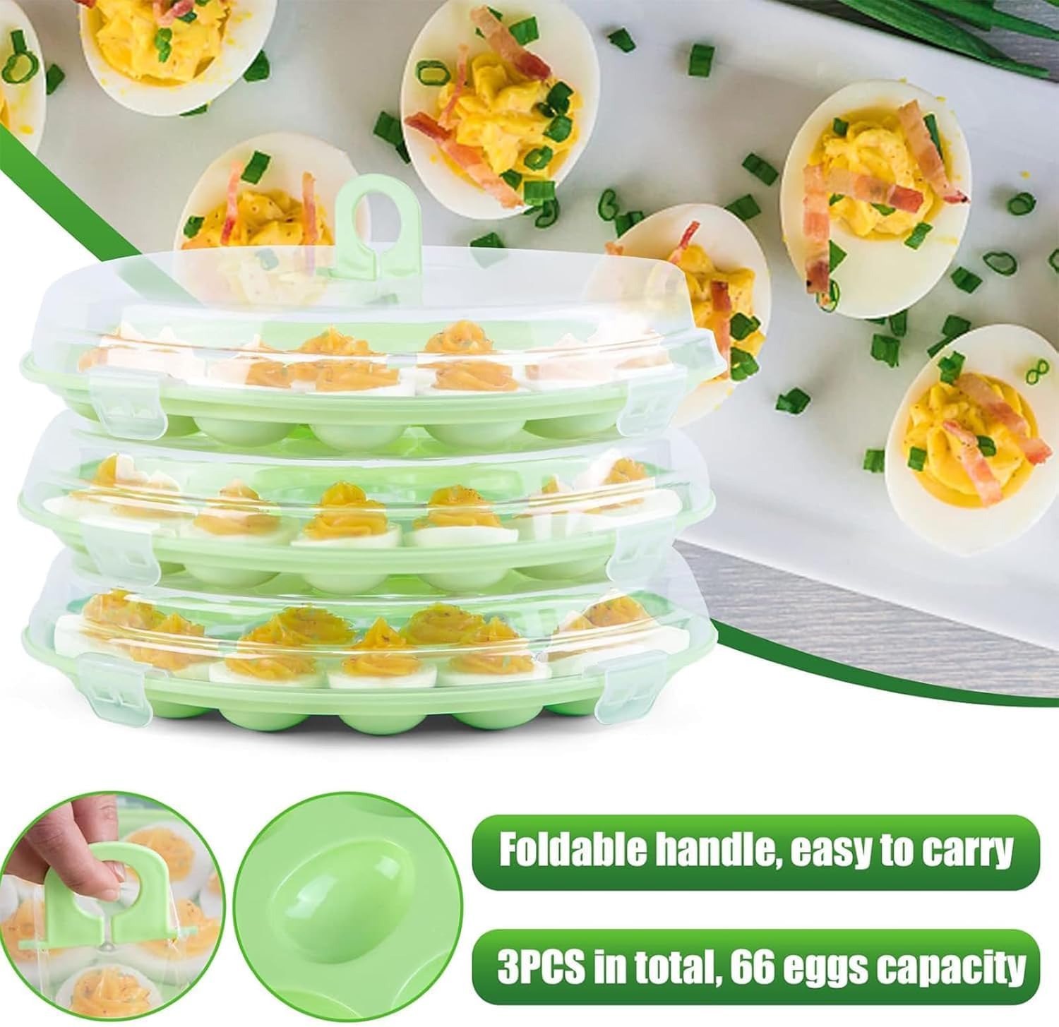 HANSGO folding-handle design makes on-the-go transport comfortable.