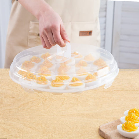 HANSGO 2-inch egg compatibility, ensuring a snug fit for deviled eggs