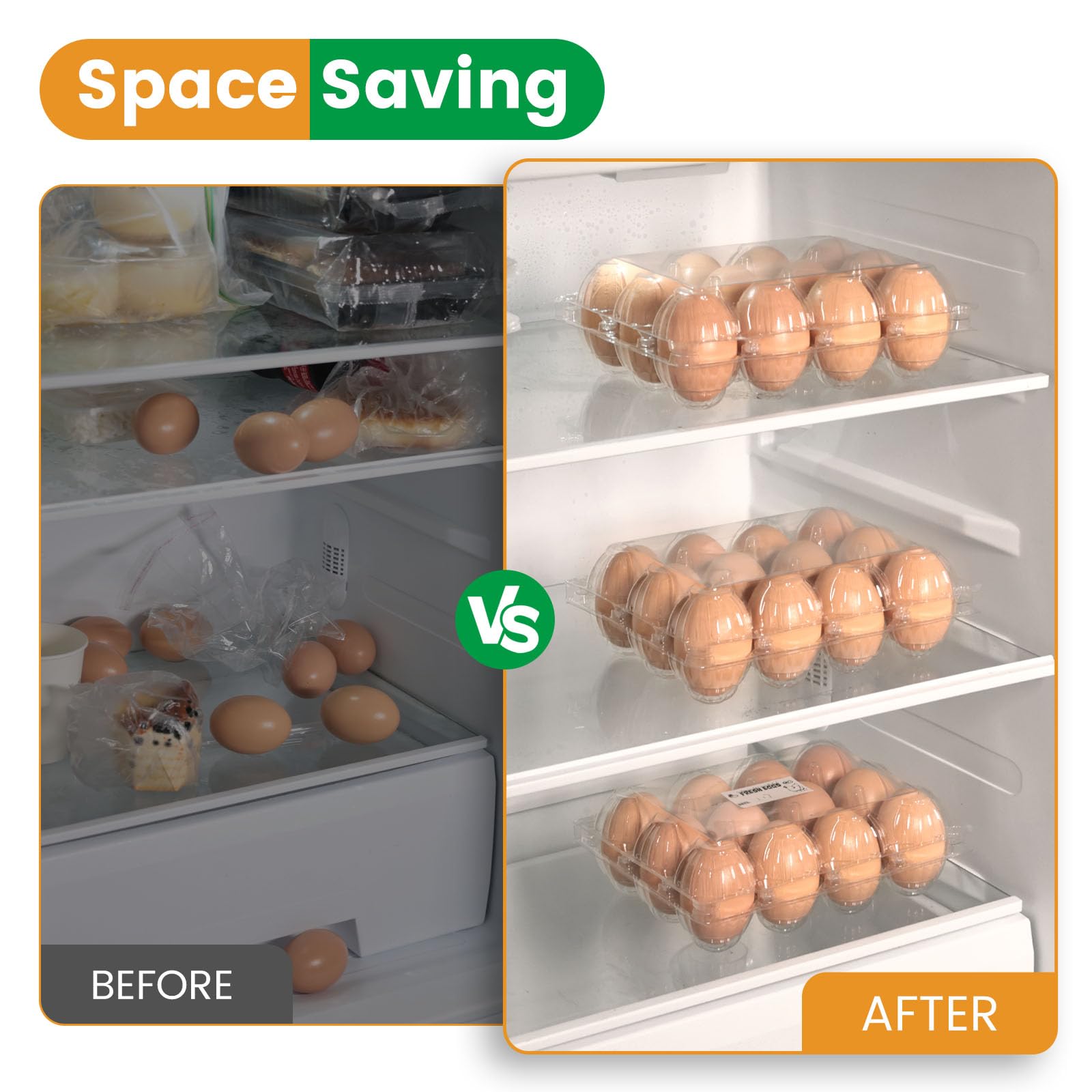 HANSGO multi-snap closure keeps eggs secure during transport.