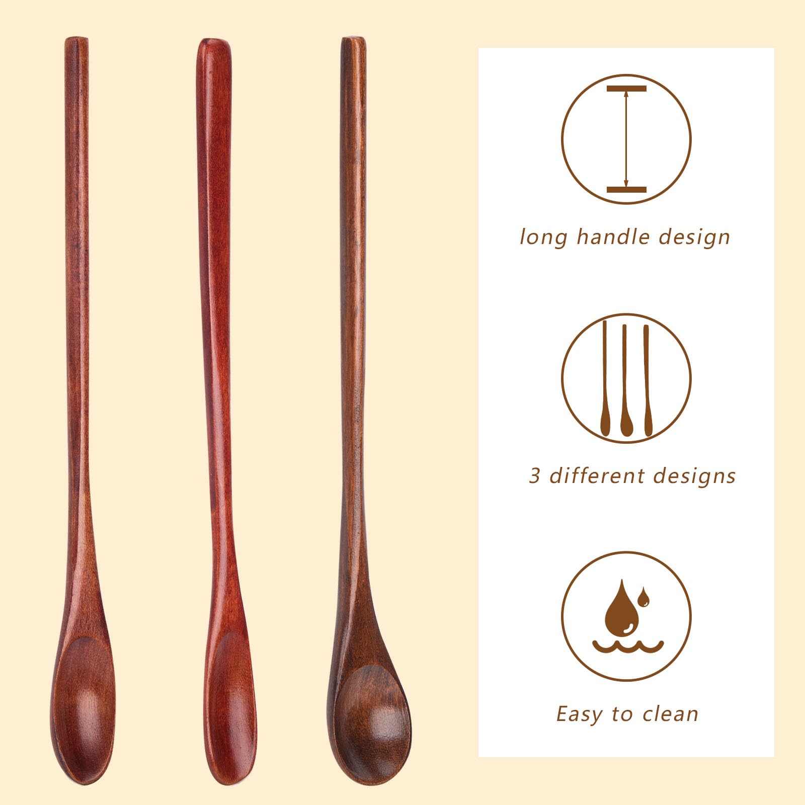 HANSGO smooth handles prevent finger fatigue during daily stirring