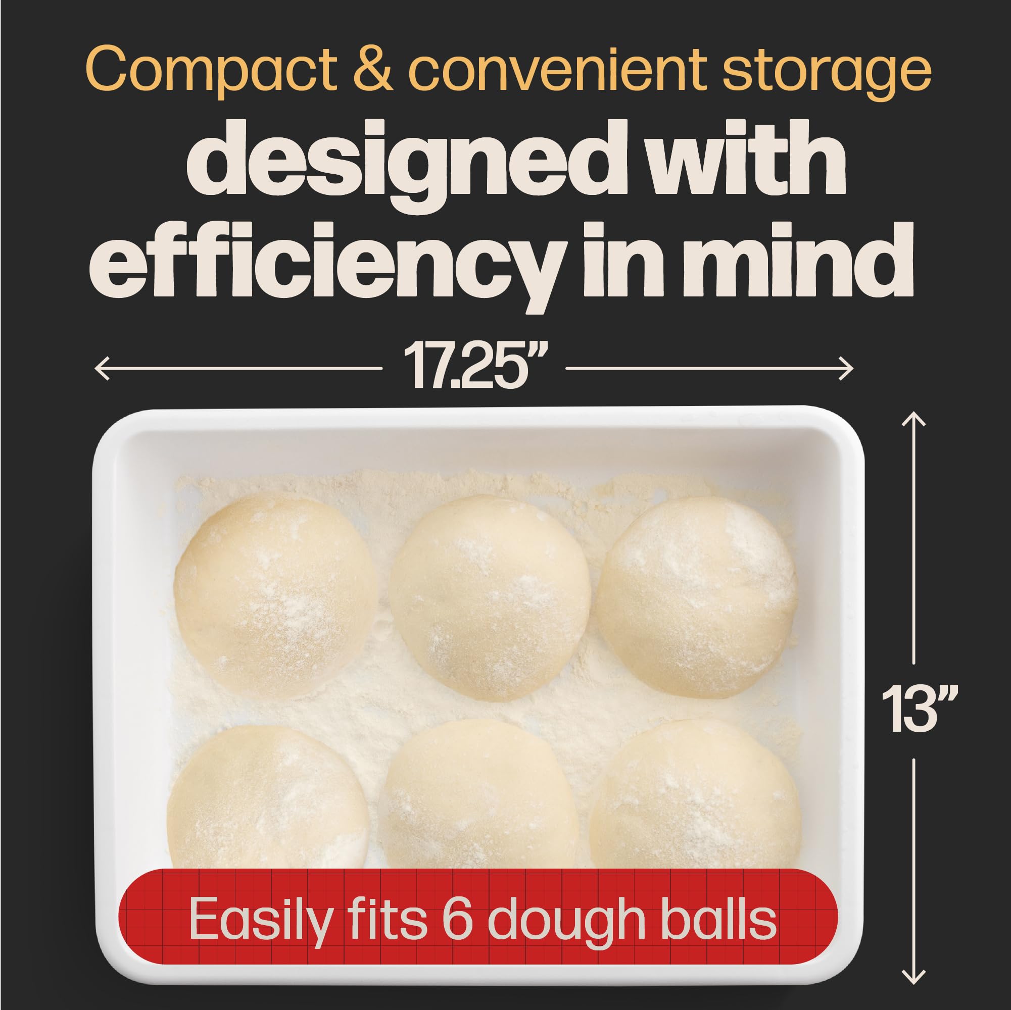Hans Grill BPA-free dough containers with covers for safe, fresh dough storage