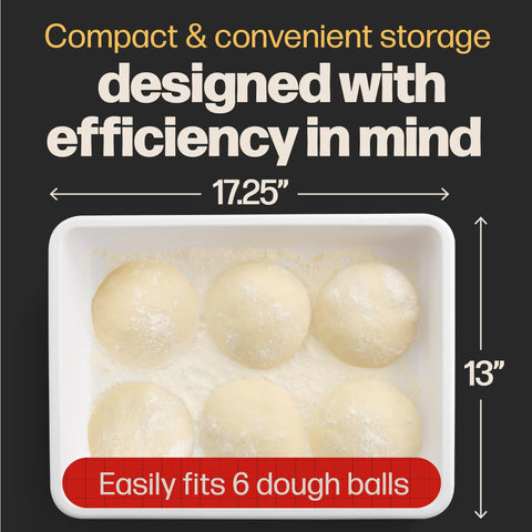 Hans Grill BPA-free dough containers with covers for safe, fresh dough storage