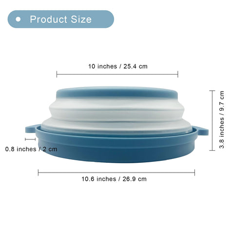 HANTUSWUS BPA-free durable silicone lid for safe microwave use.