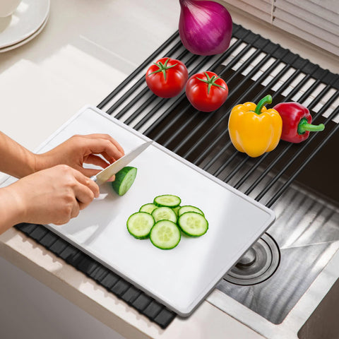 HANZENMA collapsible roll-up design saves kitchen storage space.