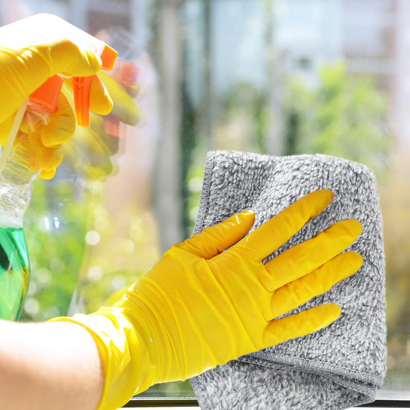 HAOBAOBEI coral velvet dish cloth with high absorbency for quick countertop cleanup